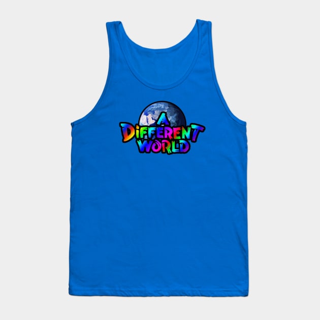 A Different World color Tank Top by Glide ArtZ